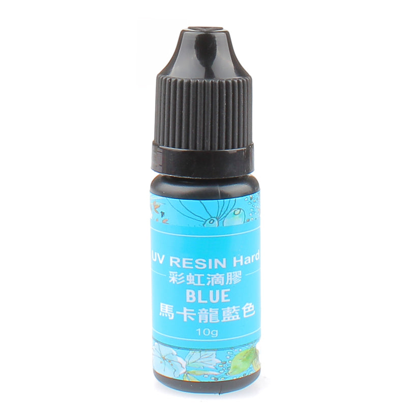 Pastel Solid Color UV Resin Hard Type 10ml 10g 0.35oz, Blue