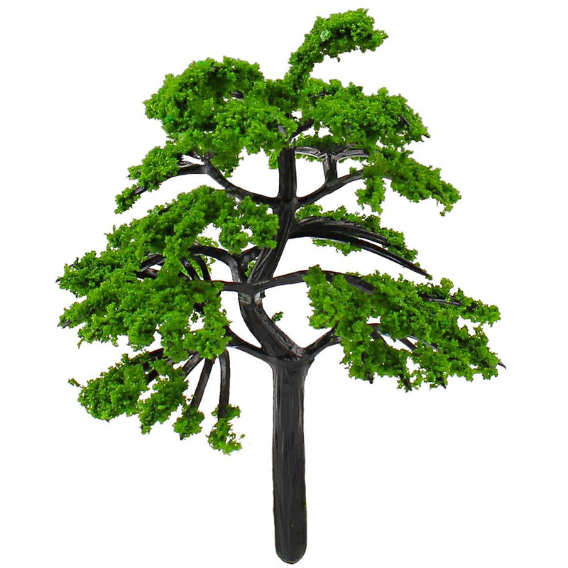 Model Cedar Tree for Miniature Garden Landscape Scenery Train Railways 2.4inch