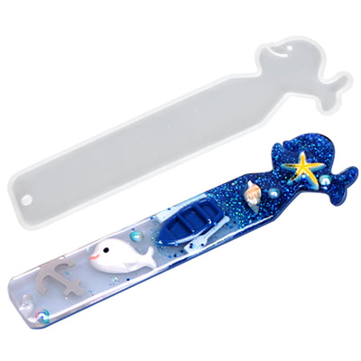 Dolphin Bookmark Silicone Resin Mold 5.6inch