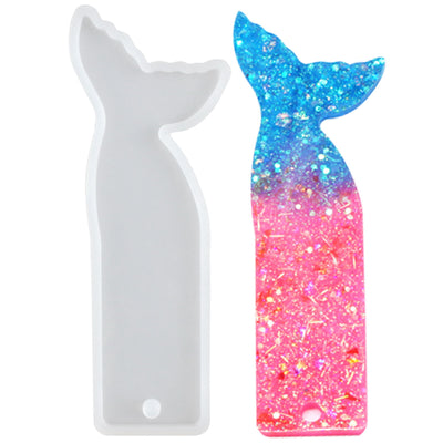 Mermaid Tail Bookmark Silicone Resin Mold Small 3.8inch