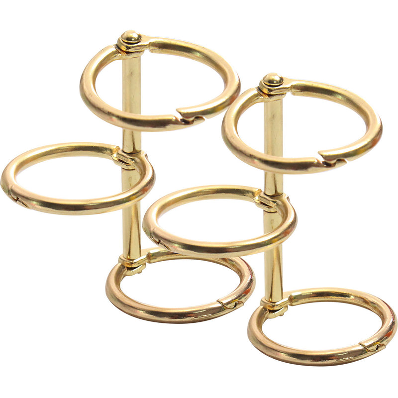 3-hole Loose Leaf Binder Rings 2-count
