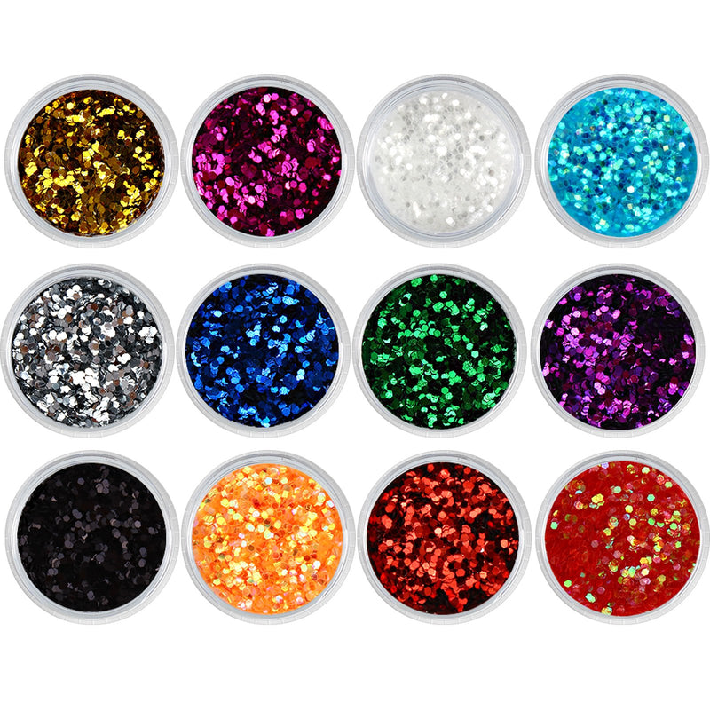Holographic Chunky Glitter 12-pot