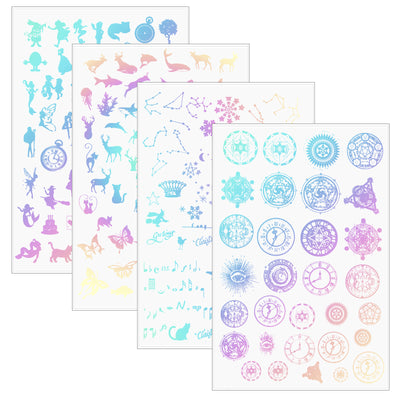 Holographic Laser Inlay Sheets 4-count