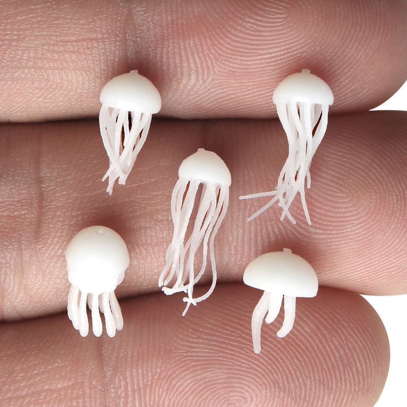 Jelly Fish Figurine Resin Filler 5-count