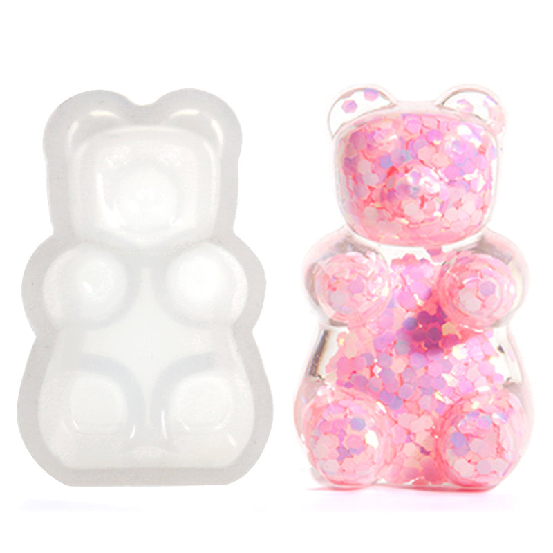 Mini Bear Resin Silicone Mold 1.5x0.9inch