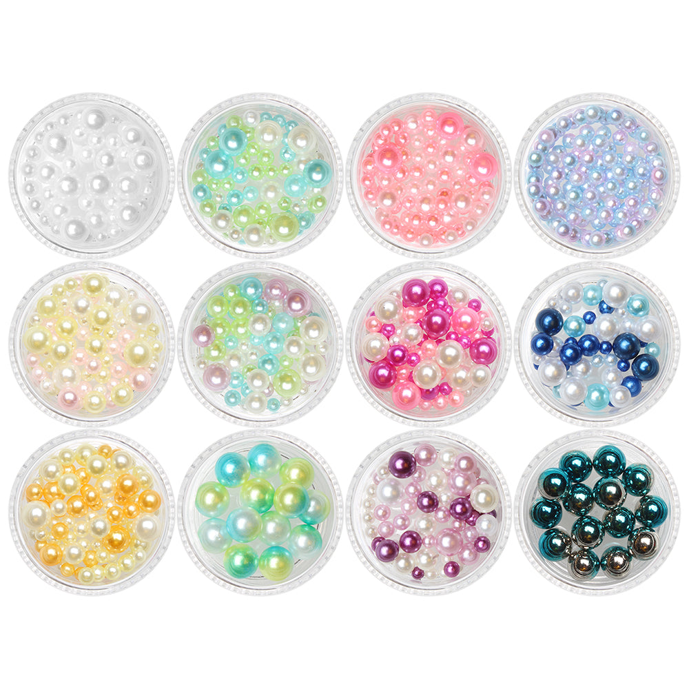 Glass Pearl Beads 12 colors Each 5g – FUNSHOWCASE