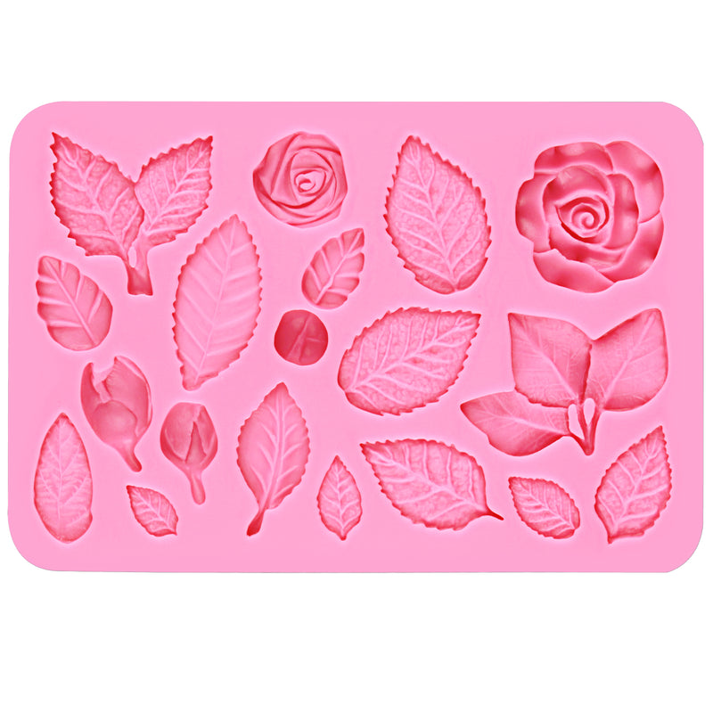 Flower and Leaf Silicone Mold