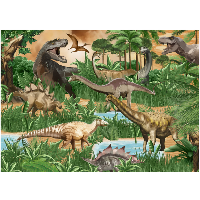 Jurassic Era Dinosaur Backdrop 7x5 feet