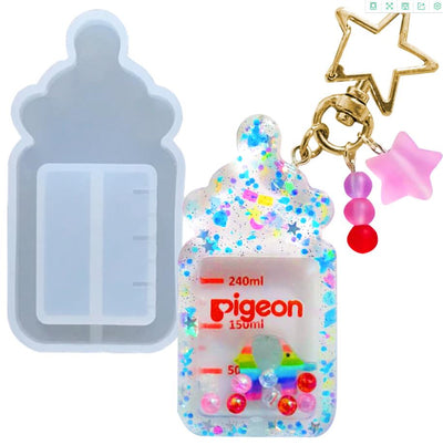 Cute Resin Shaker Silicone Molds with Sealing Films