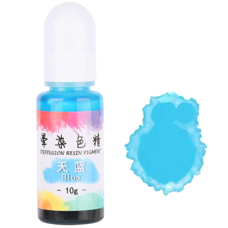 Alcohol Ink Diffuse Resin Pigment 10g 10ml 0.35oz, Blue