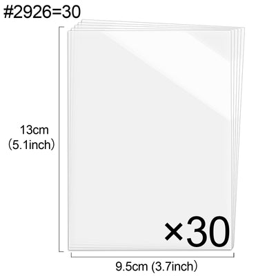 Clear Resin Shaker Film Transparent 30pcs