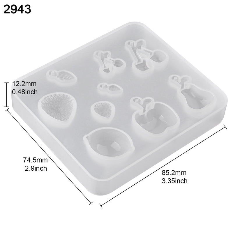 Mini Fruits Resin Silicone Mold