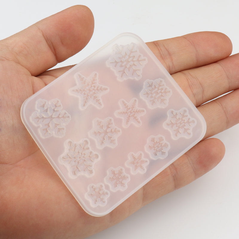 Snowflakes Resin Silicone Mold