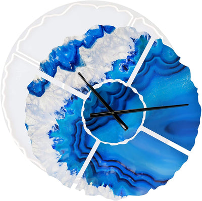 Agate Coaster Epoxy Resin Silicone Mold 5 cavity Large
