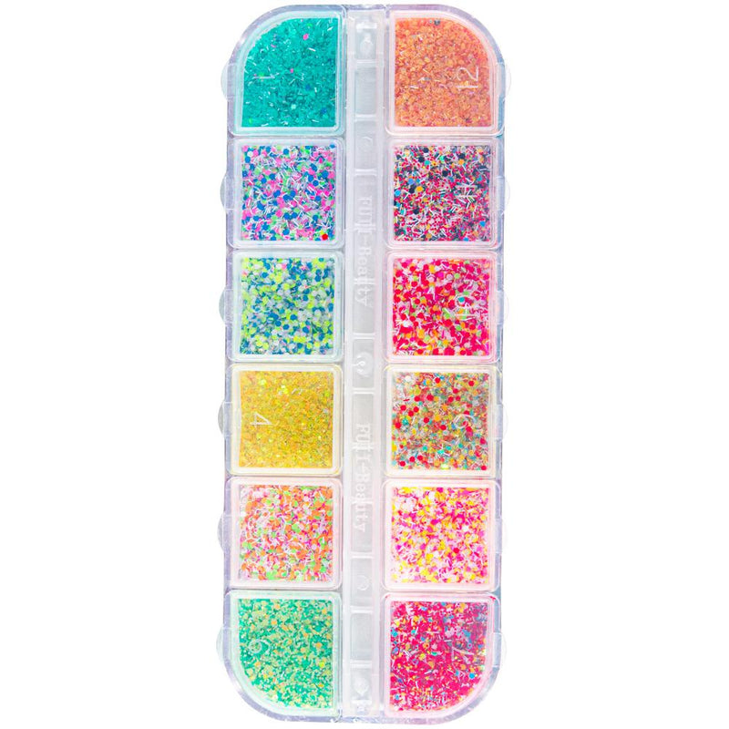 Colorful Confetti Flakes 12-gride