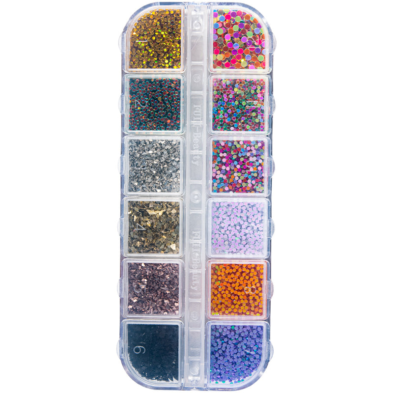 Colorful Confetti Sequins 12-gride