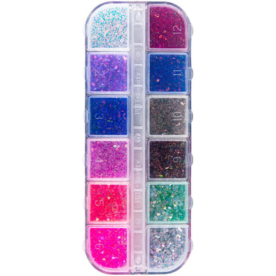 Chunky Glitters 12-gride