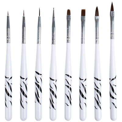 Paint Brushes Set 8-count