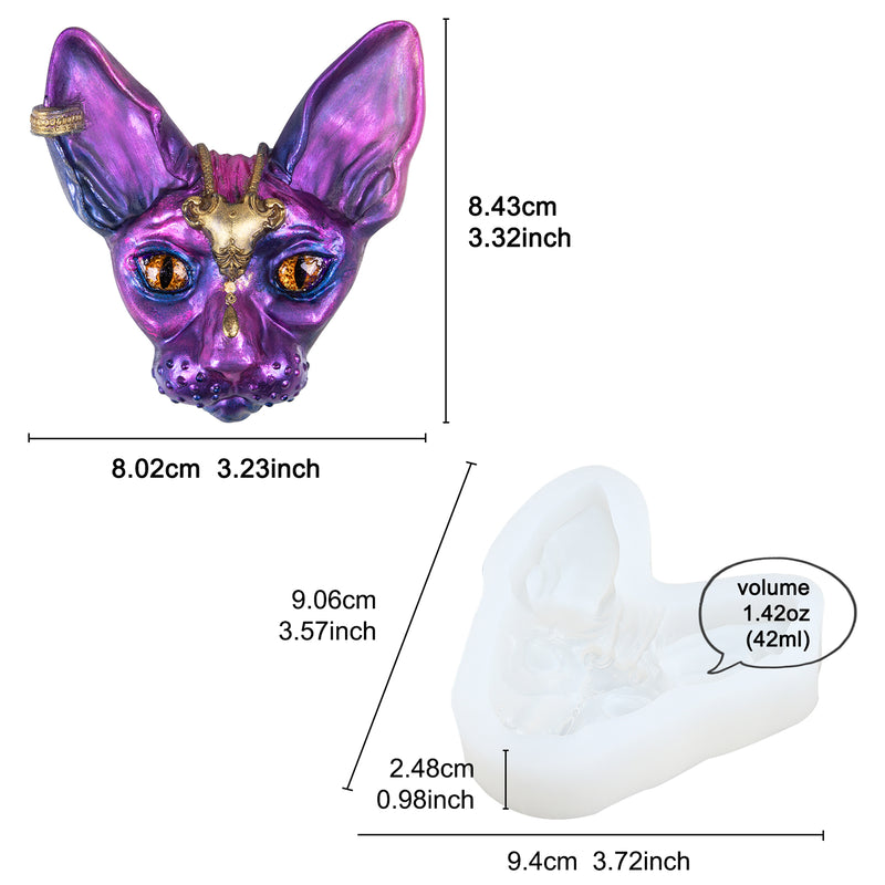 Sphinx Cat Resin Silicone Mold