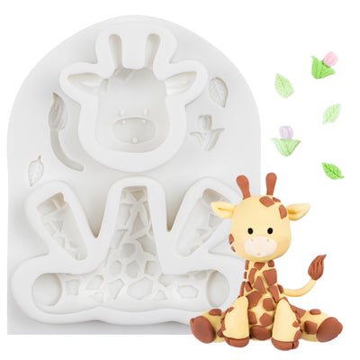 Jungle Animals Fondant Silicone Molds