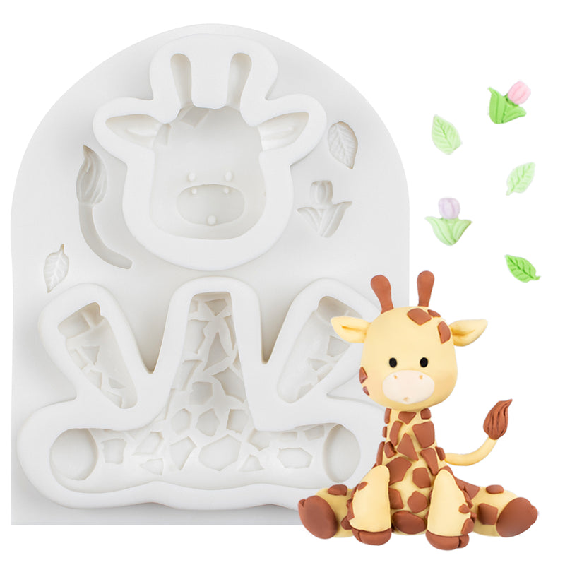 Jungle Animals Fondant Silicone Molds