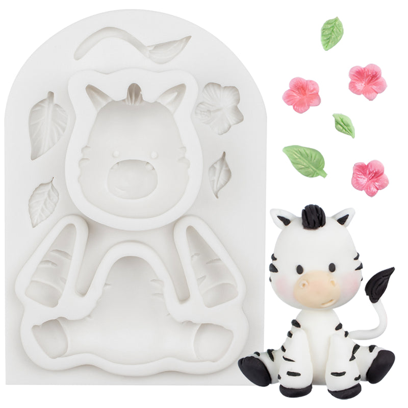 Jungle Animals Fondant Silicone Molds
