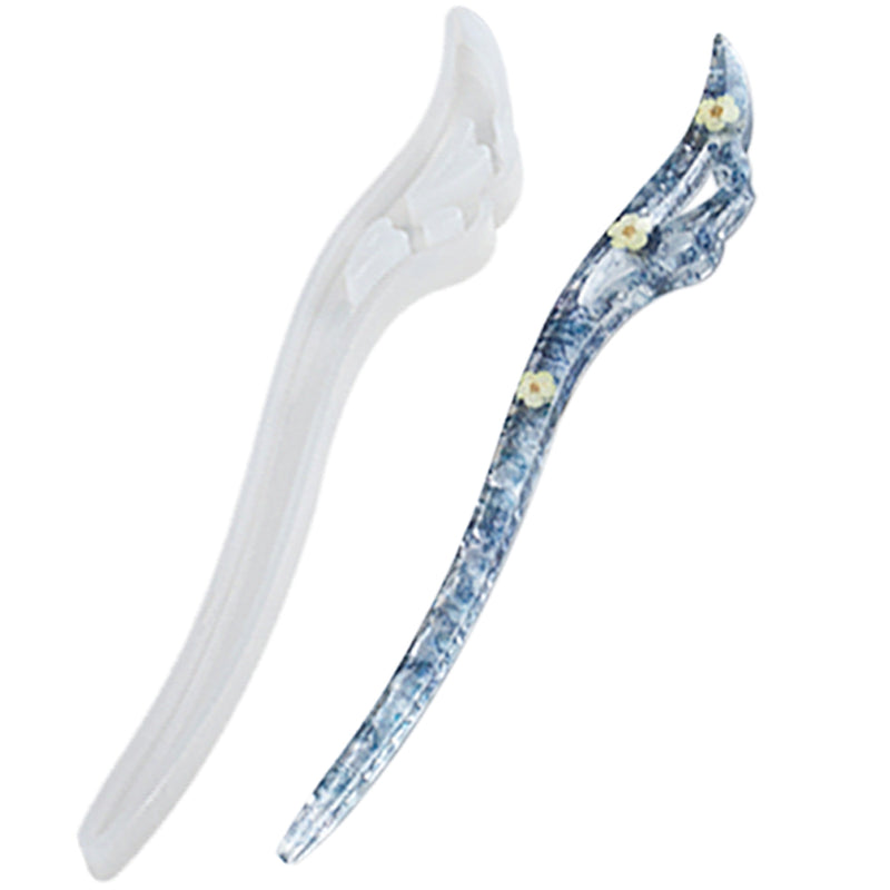 Hair Stick Epoxy Resin Silicone Mold Fairy Wing