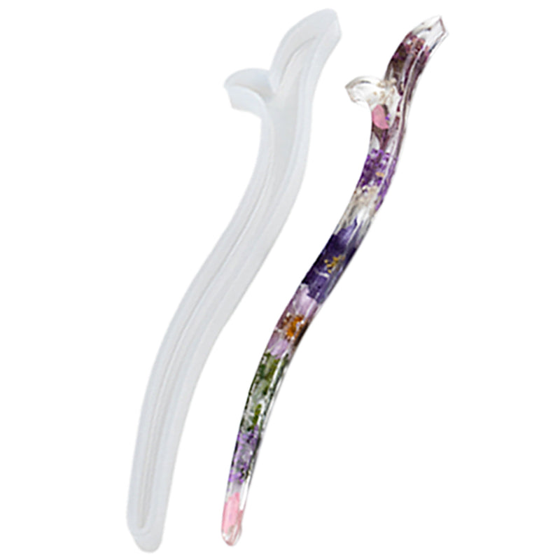 Hair Stick Epoxy Resin Silicone Mold Bud