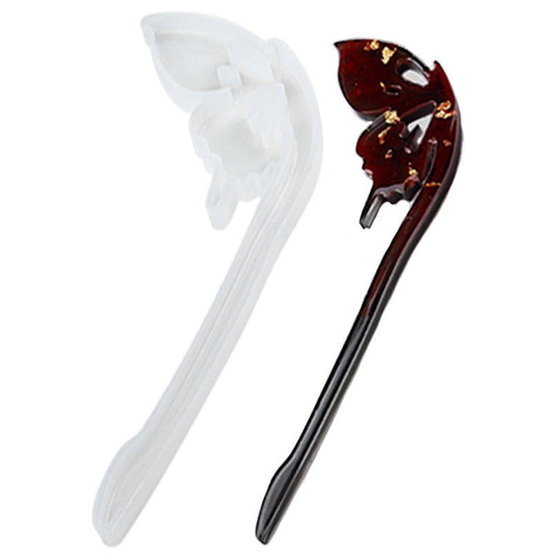 Hair Stick Epoxy Resin Silicone Mold Butterfly