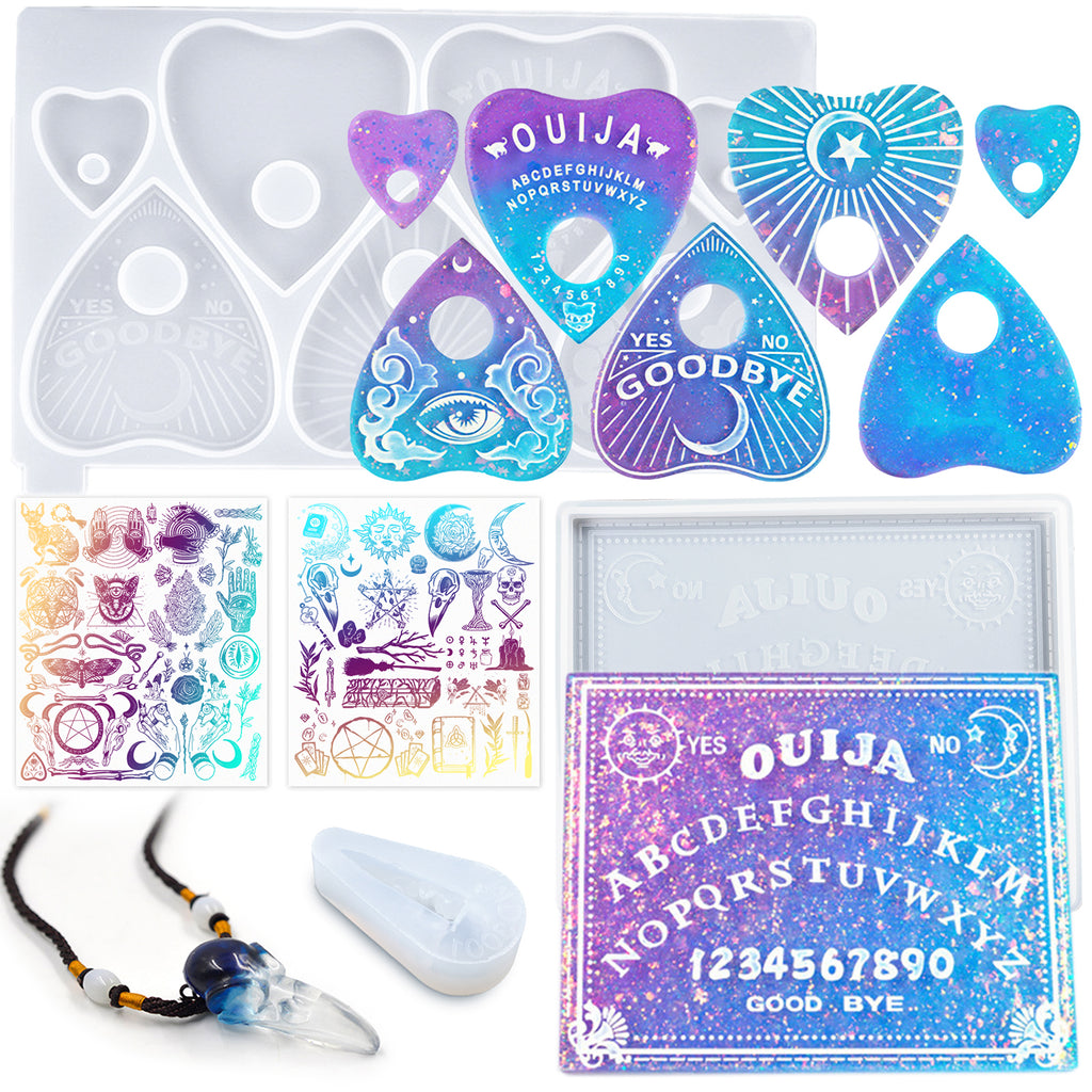 Cheap Colorful Holographic Resin Molds Silicone Earring Resin