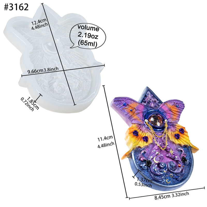 Planchette Silicone Resin Mold, Butterfly