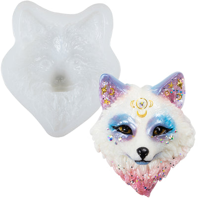 Fox Head Epoxy Resin Silicone Mold Large 3.6x3.15inch