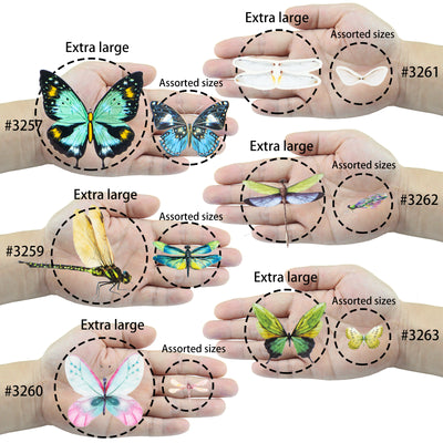 Butterfly Dragonfly Stickers Pack of 220-Film