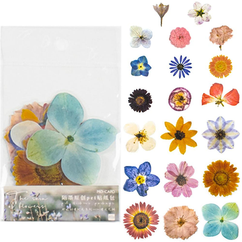 Flower Petal Stickers 40-count