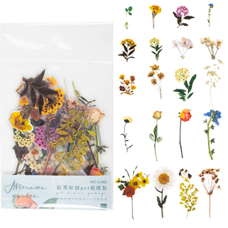 Flower Stem Stickers 40-count
