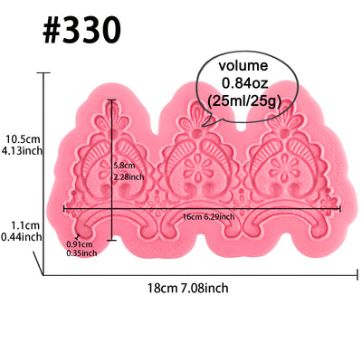 Sector Lace Silicone Mold