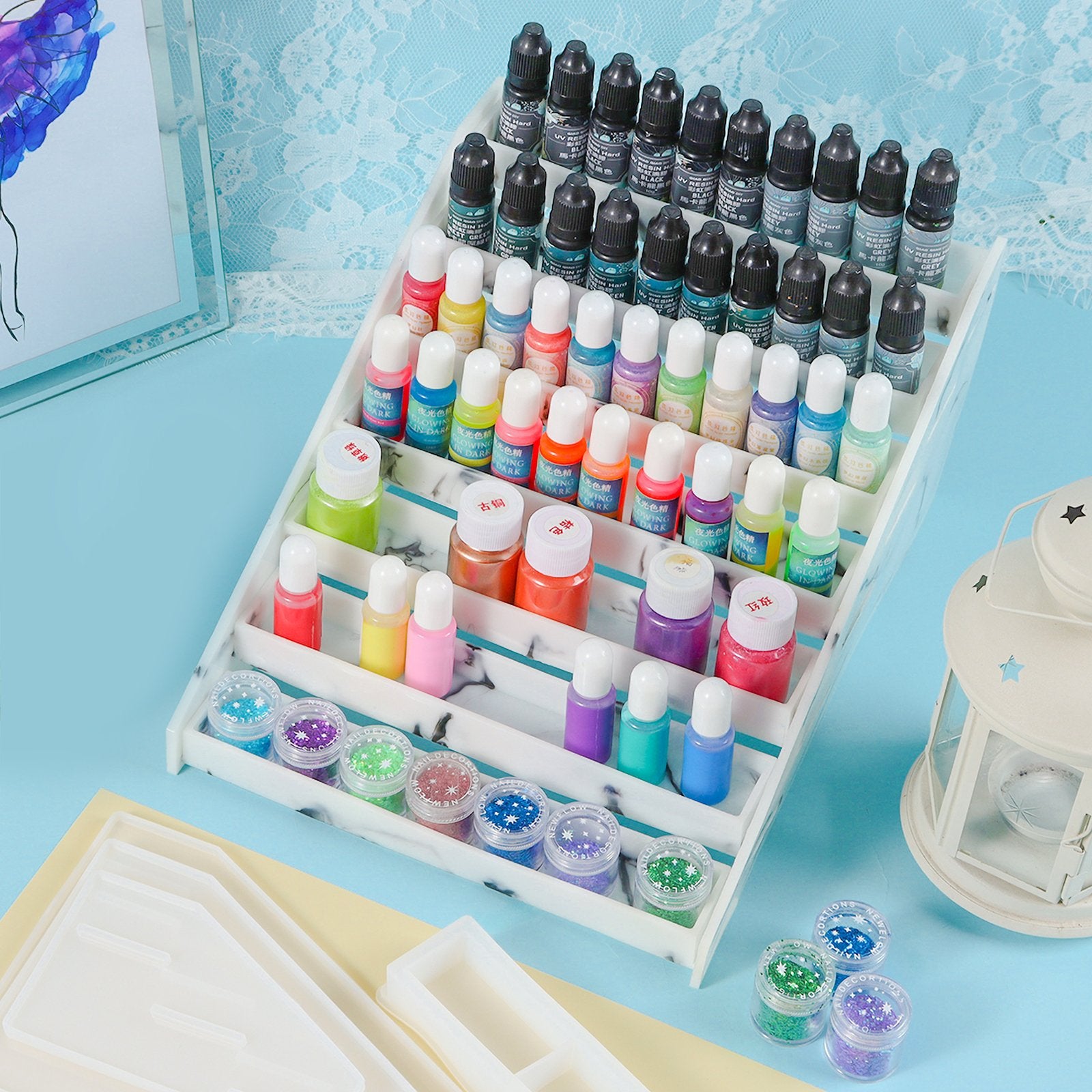 Storage Rack Epoxy Resin Silicone Mold 3 Tiers – FUNSHOWCASE