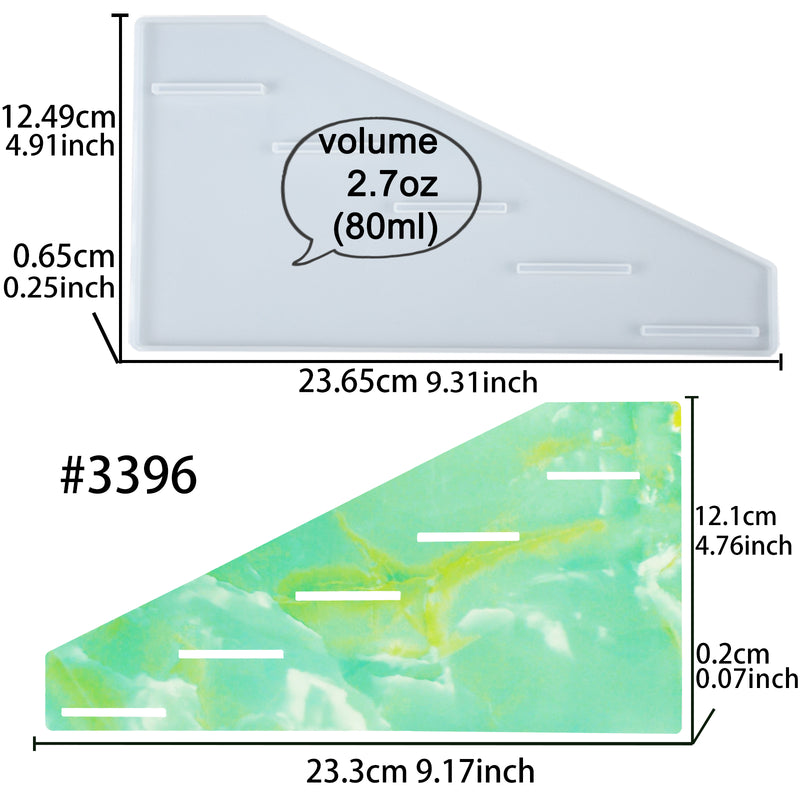 5 Tier Side Support Epoxy Silicone Mold of Display Stand