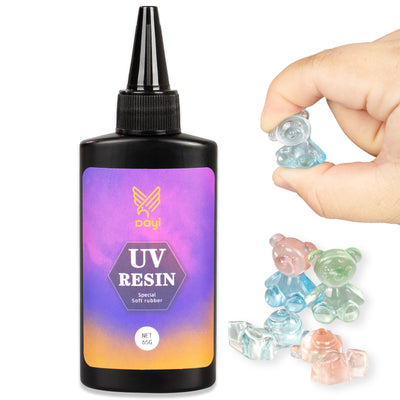 Clear UV Resin Soft Type 65ml 65g 2.3oz