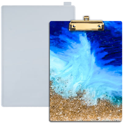 Clipboard Resin Silicone Mold A4 12.7x9.2x0.23inch