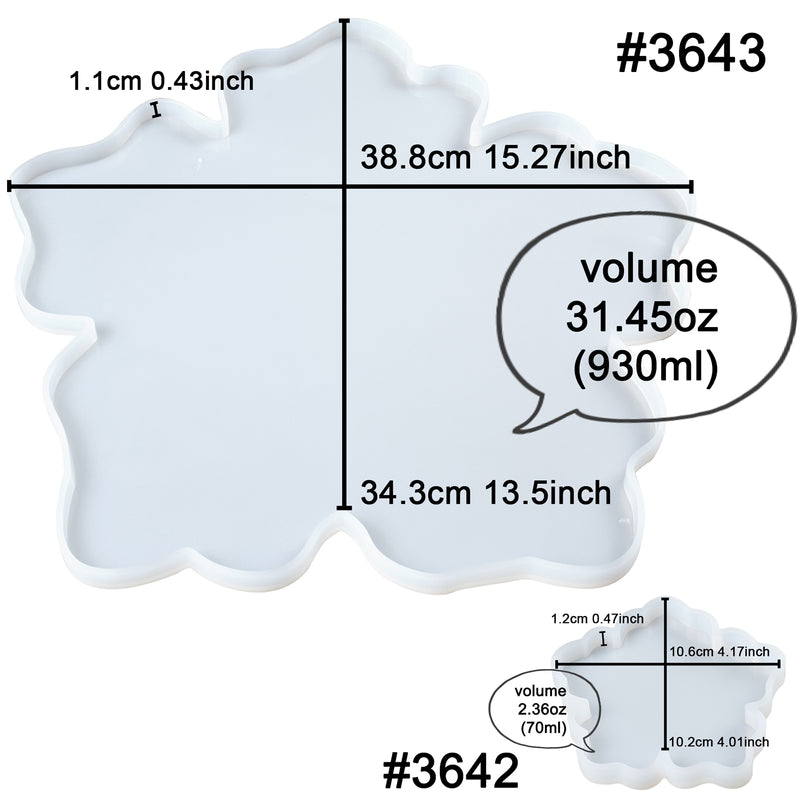 Sakura Flower Tray Resin Silicone Mold Large 15.3inch