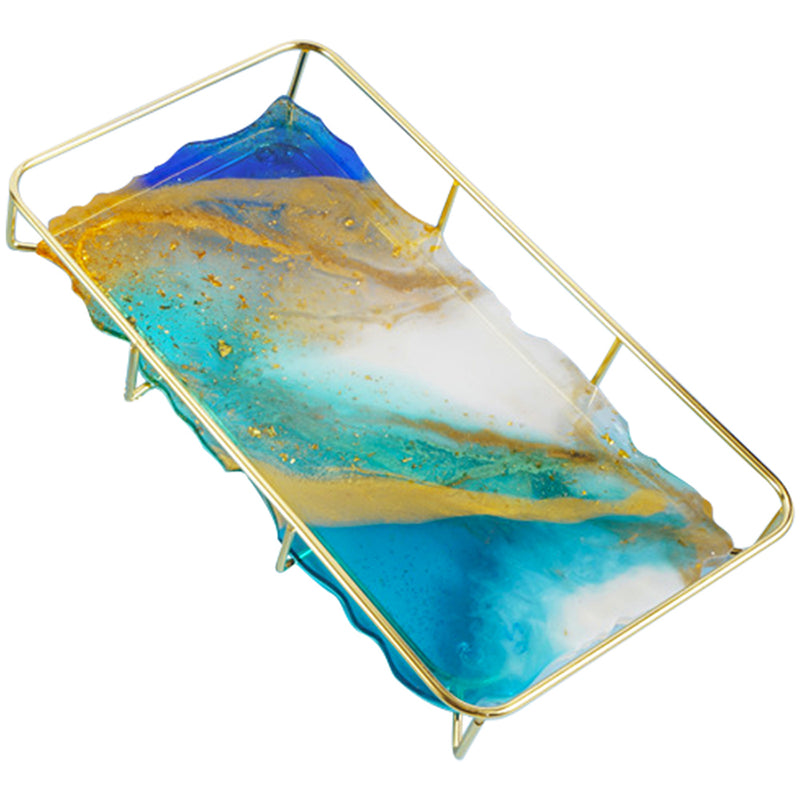 Rectangle Gold Metal Frame 12.6x7.1inch