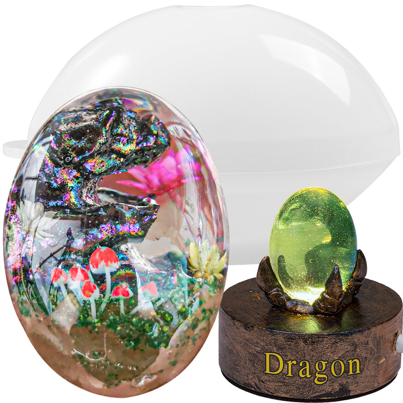 Dinosaur Egg Embryo Epoxy Resin Silicone Molds
