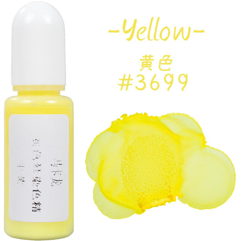 Alcohol Ink Macaroon Color Resin Pigment 10g 10ml 0.35oz, Yellow