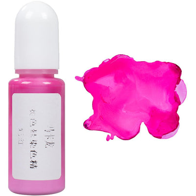 Alcohol Ink Macaroon Color Resin Pigment 10g 10ml 0.35oz, Fuchsia