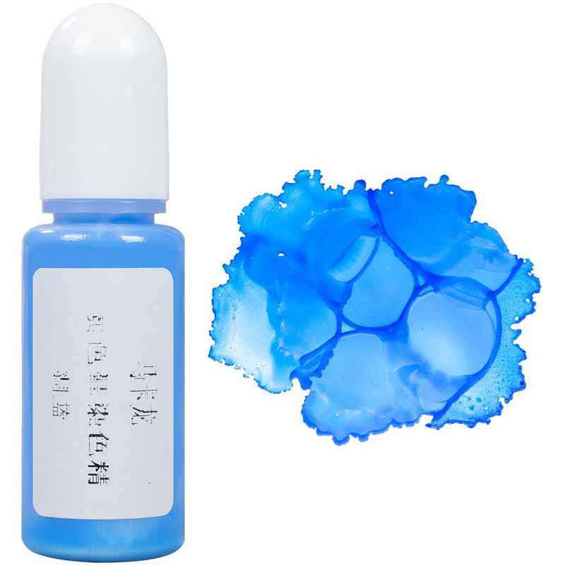 Alcohol Ink Macaroon Color Resin Pigment 10g 10ml 0.35oz, Blue