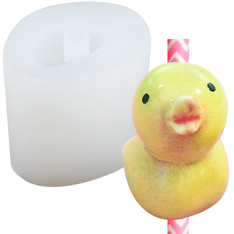 Duck Straw Topper Epoxy Resin Silicone Mold