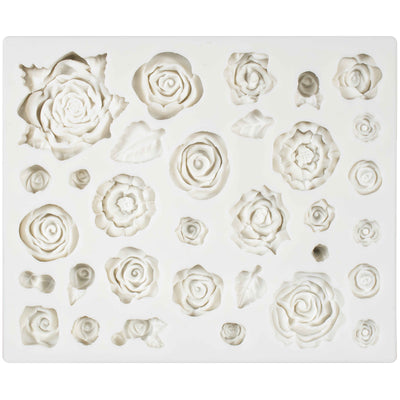 Rose and Flowers Silicone Mold