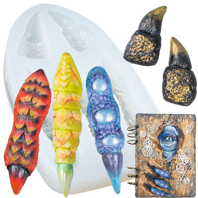 FUNSHOWCASE Dragon Claws Epoxy Resin Silicone Mold