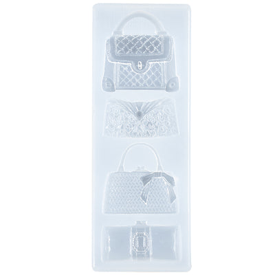 Bags and Purses Fondant Silicone Mold 4-cavity